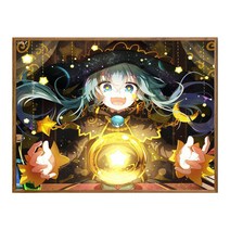 순잠 깜찍 모던 수채화 유채화 개릭터 그림그리기 DIY 세트 40 x 50 x 1.6 cm, 2 마법소녀