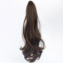 하이유니 여신웨이브 포니테일 가발 48cm, 라이트브라운, 1개