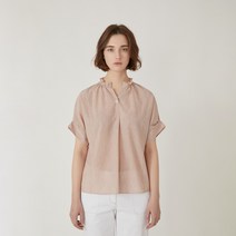 올리비아로렌 넥프릴 스트라이프 블라우스 VOCNSYM5331