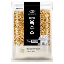 더담은 팝콘용 옥수수, 2kg, 1개