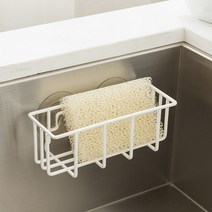 한샘 큐브 포켓 수세미 랙, 화이트, 1개