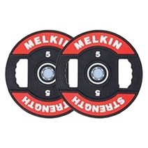 멜킨 바벨 프리미엄 CPU우레탄 원판 30mm 경량 역기 데드리프트 5kg, 혼합색상, 2개