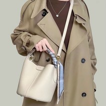 헤븐제이 가죽 데일리 토트 숄더 버킷백