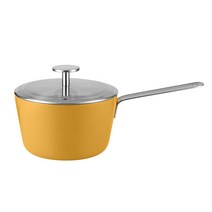 에델코첸 인덕션 통5중 볼라 316 편수냄비 300VLCOAB161, 리치 옐로우, 16cm