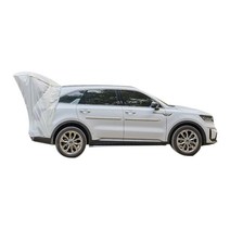 메이튼 레드와일드 쏘렌토MQ4 전용 차박 도킹 쉘터 꼬리 텐트, 2-4인용, 아이보리