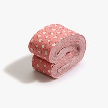 바이핸즈 20수 면 프린트 바이어스 원단, 핑크(B403), 1개