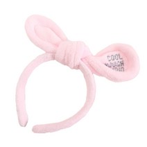 미니맥시 뷰티 토끼 하트 워시 헤어 머리띠, 핑크, 1개