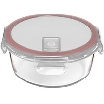 파이렉스 이지벤트 원형 내열유리 용기 395ml, 단품, 1개
