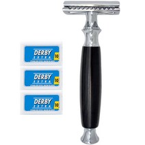 그레이거 와일드바버 클래식 더블 양날형 면도기 GR-SW2 + DERBY 양날 30p 세트, 1세트