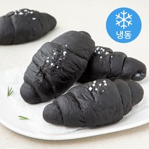 신라명과 무염버터로만든 먹물버터 소금빵 (냉동), 75g, 4개