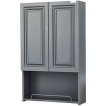 두진 바스 하프 시너스 욕실 수납장, 1개, 그레이