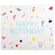 파티해 생일 파티 현수막, 아이콘