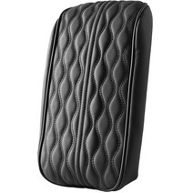 메이튼 차량용 토레스 콘솔 팔걸이 쿠션, 1개, 블랙