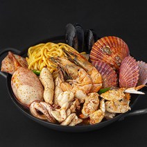 바다자리 통오징어 짬뽕탕   야채소스   면 씨키트 3~4인분, 1개, 670g