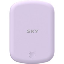 SKY 필 10000mAh 미니 맥세이프 호환 고속충전 20W PD 유무선 보조배터리 C타입, 퍼플, SKY-WX1Mag