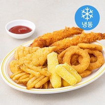 쿡생 5종 모듬튀김 (냉동), 520g, 1봉