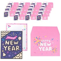 민화샵 새해 포일아트 카드 만들기세트 해피뉴이어, 20세트, 혼합색상