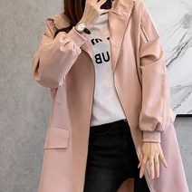 페이퍼먼츠 여성용 후드넥 사파리 더블포켓 야상 자켓 02902