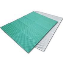 코만도 프리미엄 은박팩트 엠보코팅 캠핑매트 + 전용보관가방 세트, 카키(매트)