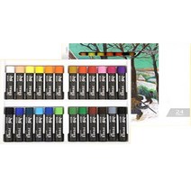 04 24색 유성 헤비 컬러 오일 파스텔 세트, 1세트