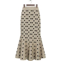 비엔엑스 머메이드 도트 스커트