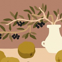 아트조이 DIY 명화그리기 모과향기 가득한 정물화 40 x 50 cm, 혼합색상