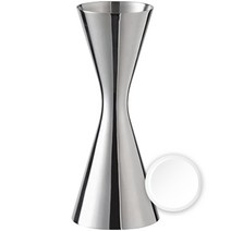 칼딘 더블 사이드 홈텐딩 칵테일 베이직 지거 30/45ml + 산소 버블 클리너 세트, 실버, 1세트