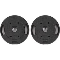 반석스포츠 K중량 원판 50mm 2p, 10kg, 블랙, 2개