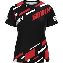 스맥스코리아 여성용 그랜드 숄더핏 쿨소재 배드민턴 티셔츠 SMAX-08