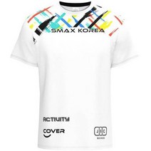 스맥스코리아 남성용 그랜드 숄더핏 쿨소재 배드민턴 티셔츠 SMAX-44