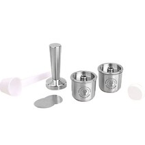 칼딘 일리 다회용 스테인리스 커피 리필 캡슐 패키지 2, 혼합색상, 1세트