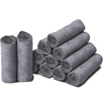 메이튼 스탠다드M 세차 타월 극세사 타올 드라잉 수건 대형 40cm*40cm, 그레이, 1세트