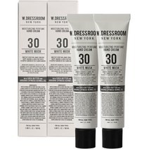 더블유드레스룸 퍼퓸 핸드크림 No 30 화이트머스크, 50ml, 2개