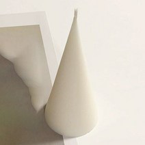 F5NATURE 크리스마스캔들 오브제 원뿔캔들 넘버5, 그린