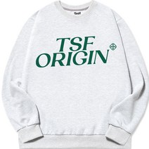 팀스핏 남성용 TSF오리진 빅로고 고중량 맨투맨 티셔츠