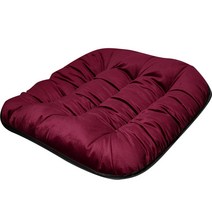 NewTrend MS-729 플러시 차량용 겨울 앞좌석 시트, 1개, 와인레드