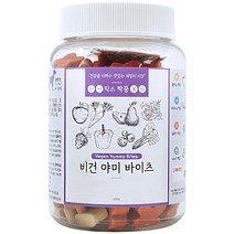 국개대표 강아지 비건 야미 바이츠 믹스 짝꿍 200g, 사과 + 당근 + 배 + 대추 + 딸기 + 파프리카 + 블루베리 + 시금치 혼합맛, 1개