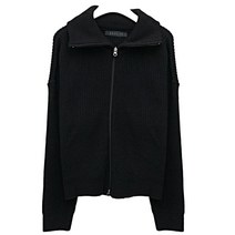 탱커스 여성용 투웨이 카라넥 긴팔 니트 집업 가디건 TU4CD016L0