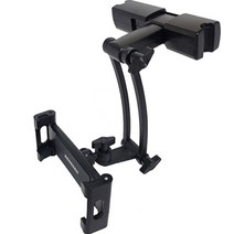 더쎈 차량용 헤드레스트 태블릿 스마트폰 거치대, 1개, 블랙