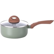 키친플라워 쿠킨 IH인덕션 칼라냄비 편수, 혼합색상, 18cm