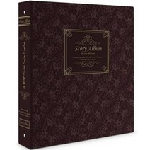 스토리앨범 제이앤에이치 포켓 클래식 앨범 10.2 x 15.2 cm, 쵸콜릿(앨범), 백지(속지), 50매