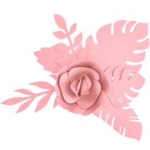 대한 페이퍼 DIY 만들기 플라워 세트 ARTF-PP, 핑크