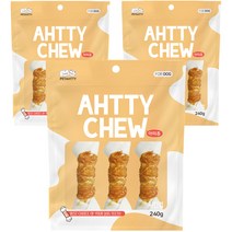 강아지 아띠츄 치킨 우유껌 대형 240g, 치킨 + 우유 혼합맛, 3개