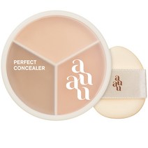 아유아유 퍼펙트 컨실러 7.5g, 라이트 베이지 + 내추럴 베이지 + 피치 베이지, 1개