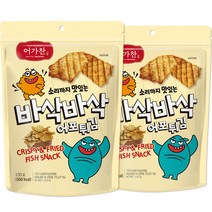 어가찬 광천김 바삭바삭 어포 튀김, 100g, 2개