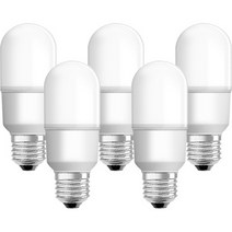오스람 LED 스틱 램프 9W, 전구색, 5개