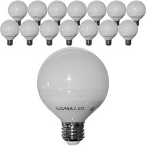 시그마LED 빔볼구 숏타입 E26 12W, 주광색, 15개
