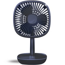 윈드피아 카이팬 무선 충전식 탁상용 선풍기 WF-KAI, 네이비