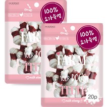 팜레시피 반려견 말이 츄잉껌 12g x 20p, 2개, 소고기