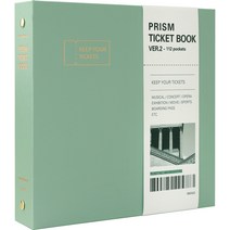 인디고 프리즘 티켓 콜렉트북 VER 2 112포켓, 28매, 민트 라떼